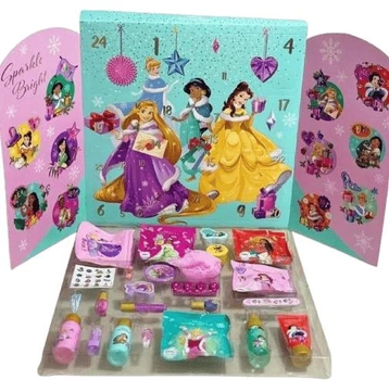 Адвент-календарь для девочек Disney Princess с косметикой