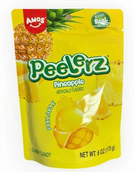 Желейные конфеты Amos Peelerz Pineapple 170г