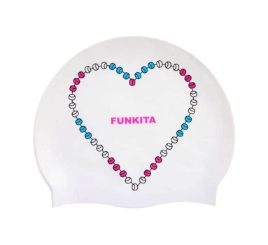 Шапочка Funky Trunks Silicone Swimming Cap - Heart Rope