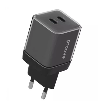 Мережевий Зарядний Пристрій Proove Pure GaN Max 67W (Type-C + Type-C) Black