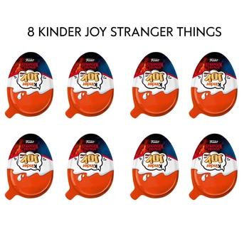 Яйцо Kinder Joy Funko Pop Stranger Things Киндер Джой "Очень странные дела", 120 г 8 шт