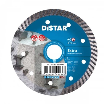Диск алмазный отрезной Distar Turbo Extra 115x22,2 (10115028009)