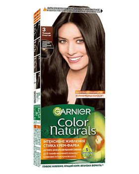 Фарба для волосся Garnier Color Naturals 3 Темний шатен 60 мл (3600540676726)