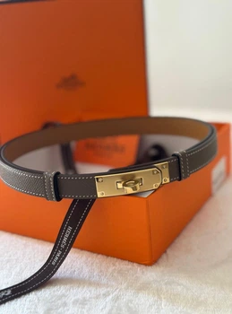 Ремень Hermes Kelly женский, натуральная кожа