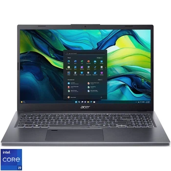 Ноутбук Acer 15, 6'' Aspire 15 A15- 51M, FHD IPS, Intel® Core™ i9- 13900H (24 МБ кеш- пам’яті, до 5, 40 ГГц), 16 ГБ LPDDR5, 1 ТБ SSD, Intel Iris Xe, Win 11 Home, сталевий сірий
