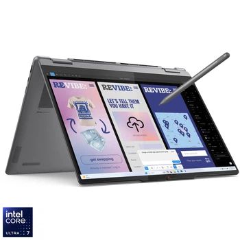 Ноутбук Lenovo Yoga 7 2- в- 1 14ILL10 Intel® Core™ Ultra 7 256 В до 4, 8 ГГц, 14 WUXGA, OLED, сенсорным экраном, 16 ГБ LPDDR5x, 512 ГБ SSD, графикой Intel® Arc™, Windows® 11 Home, Luna Grey