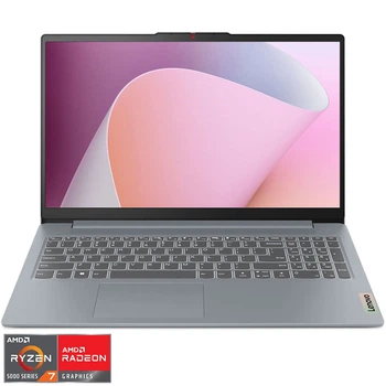 Ноутбук Lenovo IdeaPad Slim 3 15ABR8 AMD Ryzen™ 7 5825U до 4, 5 ГГц, 15, 6 дюймів Full HD, 8 ГБ DDR4, 512 ГБ SSD, графікою AMD Radeon™, колір Arctic Grey