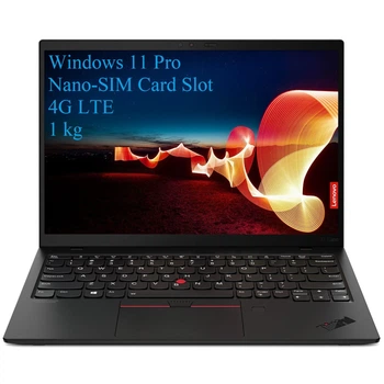 Ноутбук Lenovo ThinkPad X1 Nano G1, 13 2k 2160x1350 IPS 450nits, Intel Core i7- 1180G7 4- core, 16GB DDR4, 2TB SSD m2 PCIe, Intel Iris Xe, Windows 11 Pro, Carbon Fiber, Magnesium Body 1kg, Black, SIM Card Slot, 4G LTE