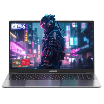 Ноутбук 15, 6 AMD Ryzen 5 7430U, Windows 11 Pro, 16 ГБ DDR4 512 ГБ SSD, 1920*1080 Full HD, Radeon, Серый