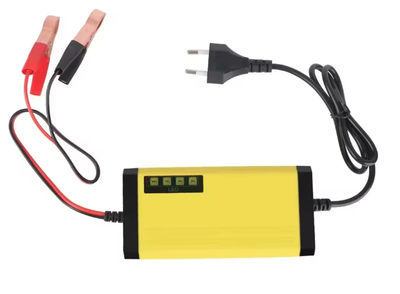 Зарядное устройство для автомобильных мото аккумуляторов 12V 2A 220V Yellow