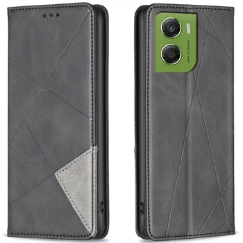 Чохол-книжка з кишеньками UniCase Geometric Pattern для Motorola Moto G06 - Black