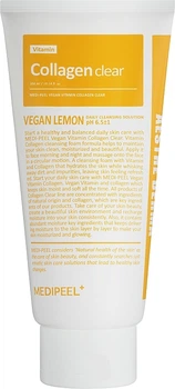 Освітлювальна гель-пінка для обличчя з колагеном Medi-Peel Vegan Vitamin Collagen Clear 300 мл