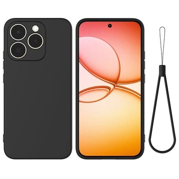 Силиконовый (TPU) чехол Deexe Silicone Case для Realme 15T - Black