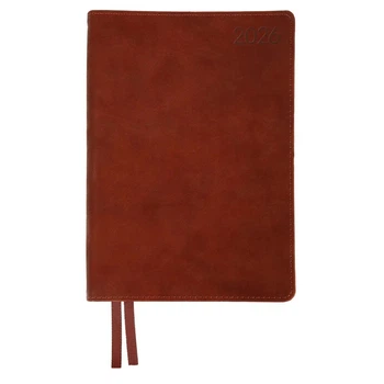 Ежедневник 2026 А5 Leo Planner Case мягкий 2526** - коричневый