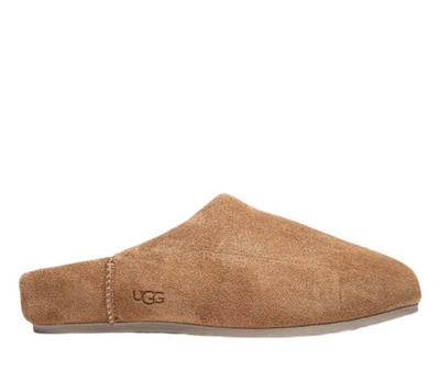 Жіночі уггі Шльопанці Помаранчеві Замшеві UGG Elea Slip-On Chesnut (36, помаранчевий)