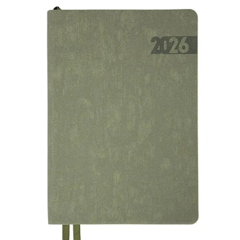 Ежедневник 2026 А5 Leo Planner Boss мягкий 25263* - хаки