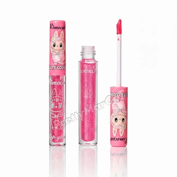 Блеск для губ Розовый оттенок Лабубу Rimoсoo Lip Gloss Labubu CUTE COLOR