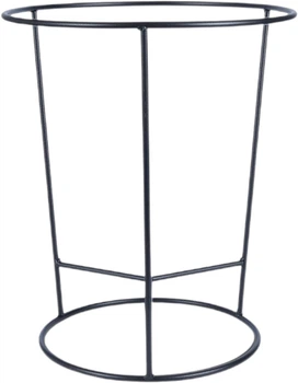 Stojak na doniczkę Vilde dwustronny czarny 45x53 cm (5904316460297)