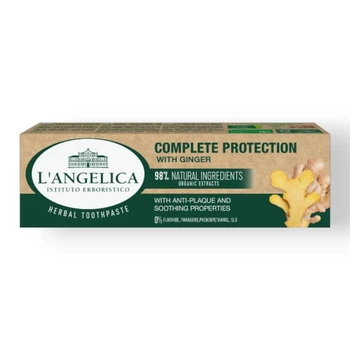 Зубная паста L'ANGELICA общая защита с имбирем, 75 мл.