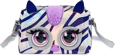 Интерактивная сумочка Пурсе Петс Зебра Purse Pets Metallic Mood Flashy Frenchie Rebel Stripez Spin Master