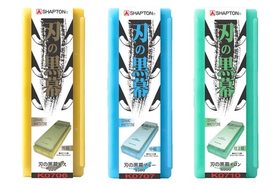 Набір японських водних точильних каменів Shapton Kuromaku 220 гріт 1500 гріт 8000 гріт