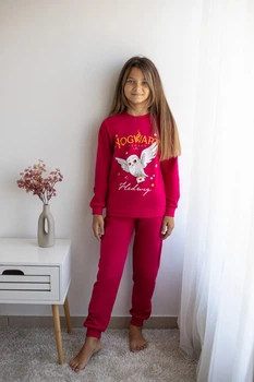 Теплая пижама для девочки Stylebaby (2851-106мал) Рост 164 см Малиновый