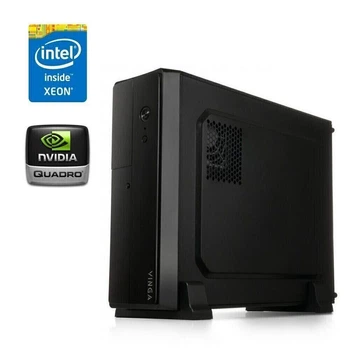 ПК Vinga CS313B SFF / Intel Xeon E5-2660 v2 (10 (20) ядер 2.2 - 3.0 GHz) / 64 GB DDR3 / 240 GB SSD / nVidia Quadro T400, 4 GB GDDR6, 64-bit / Win 10 Pro б/в