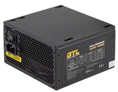 Блок питания GTL 600W Black Bulk (GTL-600-120)