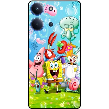 Силиконовый чехол Candy для Xiaomi Poco C85 с рисунком Sponge Bob Губка Боб