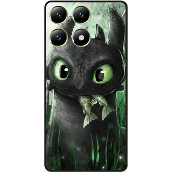 Силиконовый чехол Candy для Motorola Moto G86 5G с картинкой Как приручить дракона Dragon