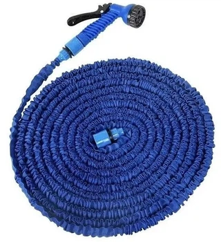Шланг для полива MAGIC HOSE 15 м поливочный растягивающийся с распылителем садовый