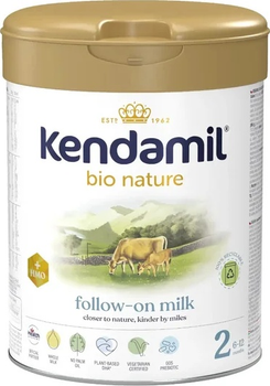 Mleko w proszku Kendamil Bio Nature 2 HMO+ 6–12 miesięcy 800 g (5056000505378)