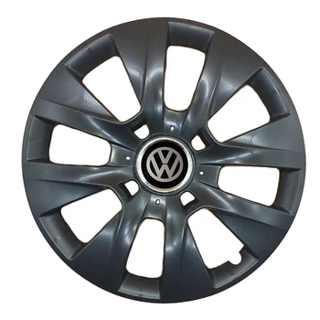 Автомобильные колпаки на колеса VOLKSWAGEN R15 №334 SJS черные комплект 4шт TR0306332
