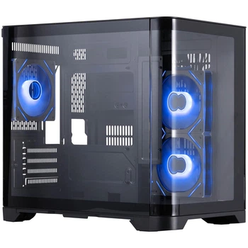 Корпус для ПК 1stPlayer UV5-BK-2FC7R-1FC7 без БП Black