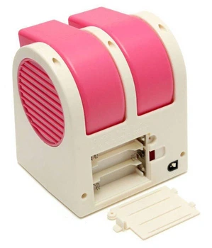 Настольный мини кондиционер Conditioning Air Cooler USB розовый
