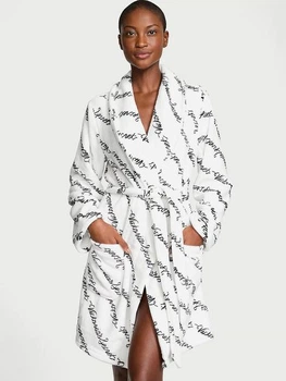 Халат жіночий махровий теплий зимовий Victoria's Secret Білий XS/S