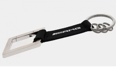 Брелок Mercedes-Benz AMG Carabiner Key Ring Black