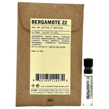 Le Labo Bergamote 22 Парфюмированная вода (пробник) 0.75ml (842185114970)