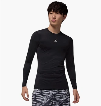 Кофта мужская Jordan M Df Sprt Ls Baselayer Black L Чорний HQ8683-010