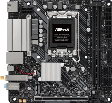 Płyta główna ASRock B760M-ITX/D4 WiFi (s1700, Intel B760, PCI-Ex16) (H2M0XB131746) - Outlet