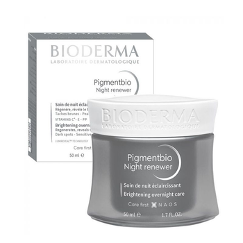 Крем для обличчя Bioderma Pigmentbio Night Reewer 50 мл (3701129800089) (955555909940460) - Уцінка