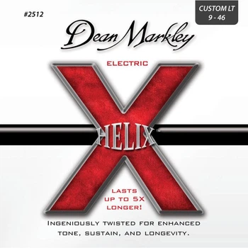 Струны для электрогитары Dean Markley 2512 Helix HD Custom Light 9/46