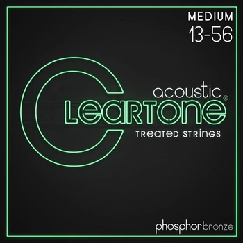 Струны для акустической гитары 6 шт Cleartone 7413 Acoustic Phosphor Bronze Medium 13/56