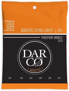 Струны для акустической гитары Martin D210 Darco Phosphor Bronze Extra Light 10/47