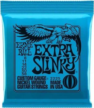 Струны для электрогитары Ernie Ball 2225 Extra Slinky Nickel Wound 8/38