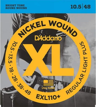 Струни для електрогітари D'Addario EXL110+ Nickel Wound Regular Light Plus 10.5/48