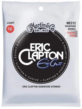 Струны для акустической гитары Martin MEC12 Clapton's Choice Phosphor Bronze Light 12/54