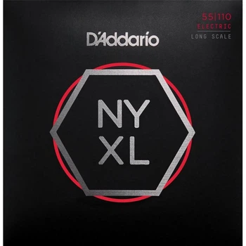 Струни для бас-гітари D'Addario NYXL55110 Long Scale Heavy 55/110