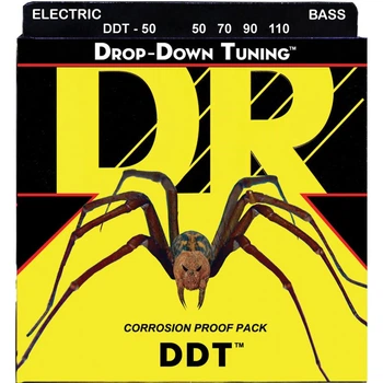 Струни для бас-гітари DR DDT-50 Drop-Down Tuning Heavy 50/110