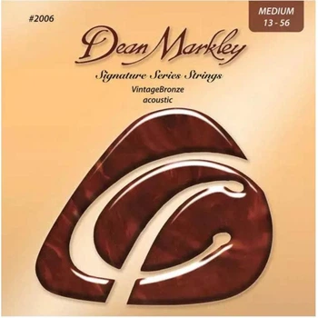 Струни для акустичної гітари Dean Markley 2006 Signature Series Vintage Bronze Medium 13/56